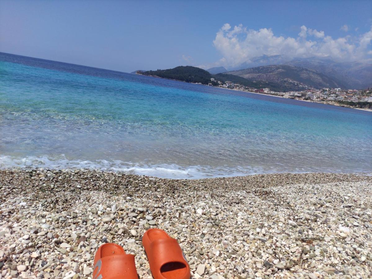 Potami Apartment - 50 Mt From The Beach Himare Exterior foto